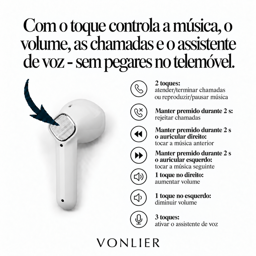 VWS EARBUDS BRANCO
