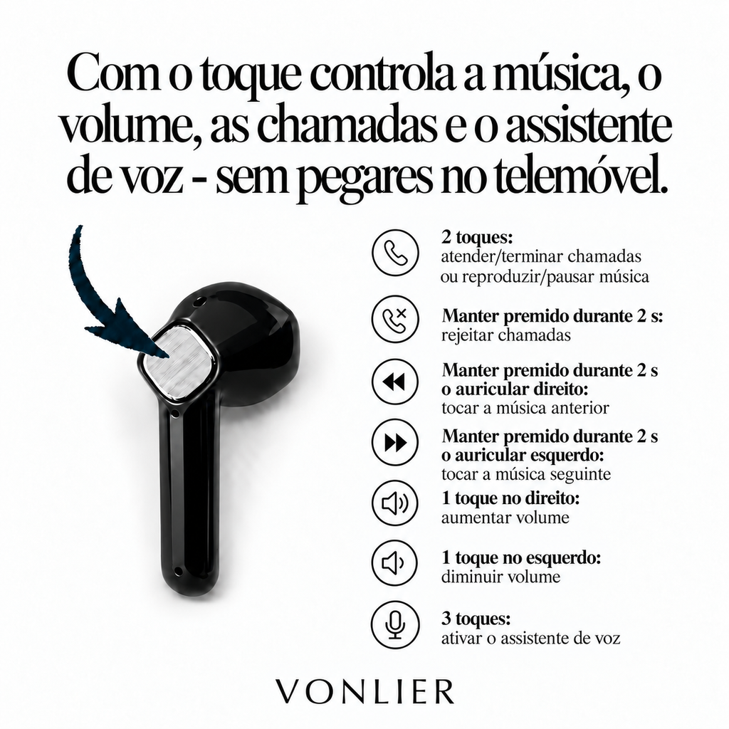 VWS EARBUDS PRETO